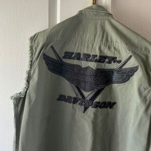 Sleeveless Harley Davidson, shirt, size XL